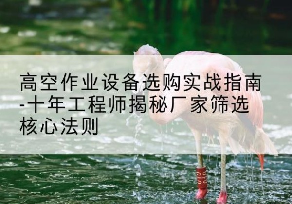 青川剪叉式升降机厂家-高空作业设备选购实战指南-十年工程师揭秘厂家筛选核心法则